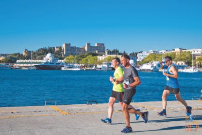 Plaza - marathon Rhodos in Griekenland