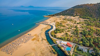 Kalogria Beach in Griekenland